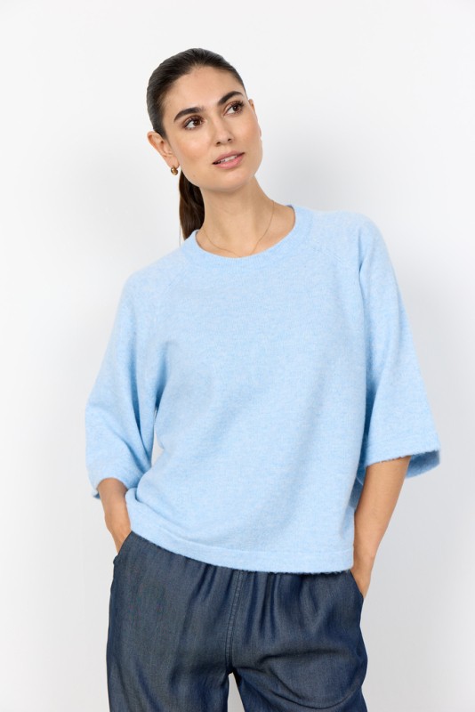 Scorlean 1 Pullover Lyseblå